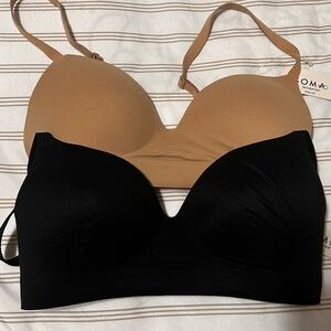 Soma Women's Black and Tan Intimates